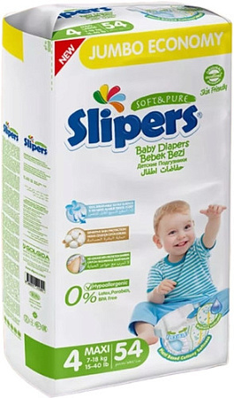 Трусики-подгузники Slipers Maxi J-204 (54 шт)