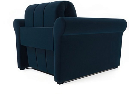 Кресло-кровать Мебель-АРС Гранд (велюр, темно-синий Luna 034)