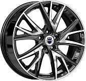 Литые диски K&K Кайлас (КС1054) 18x6.5" 5x114.3мм DIA 67.1мм ET 38мм Алмаз черный