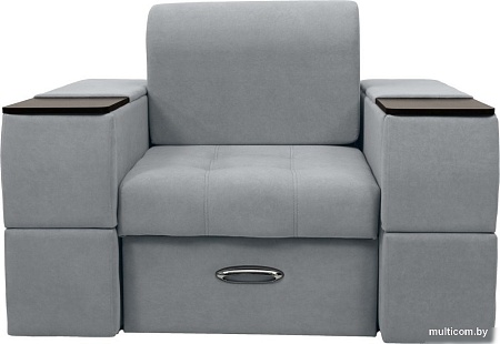 Сириус Лидер-13 НПБ 135x110 (Eva 09 велюр светло-серый)