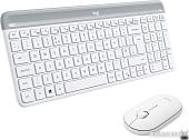 Офисный набор Logitech MK470 Slim Wireless Combo 920-009207 (белый)