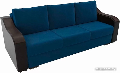 Диван Лига диванов Монако 102030 (синий/черный)