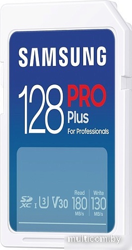 Карта памяти Samsung PRO Plus 2023 SDXC 128GB