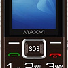 Мобильный телефон Maxvi B21ds (коричневый)