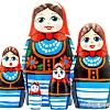 Развивающая игра Брестская Матрешка В польском народном костюме (набор 5 шт)