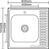 Кухонная мойка Ledeme L96060-6L