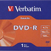 DVD-R диск Verbatim 4.7Gb 16x Verbatim DL в конверте 43844 1 шт.