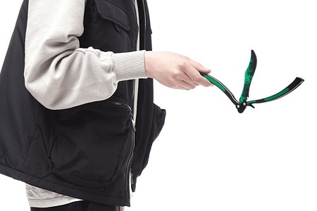 Модель ножа VozWooden Бабочка Волны Изумруд 1001-0102