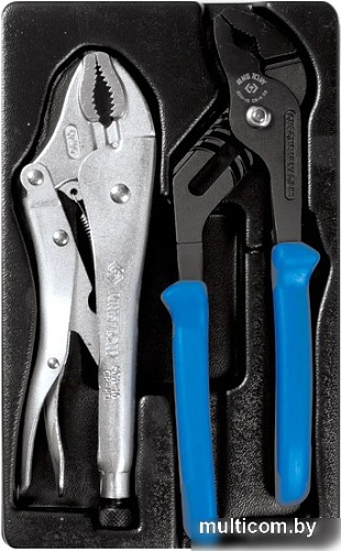 Клещи переставные King Tony 9-40102GP (2 пр.)