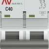 Выключатель автоматический EKF Averes AV-6 2P 40A (C) 6kA mcb6-2-40C-av