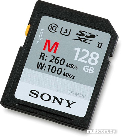 Карта памяти Sony SDXC SF-M Series UHS-II 128GB