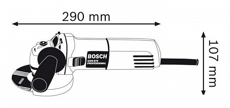 Угловая шлифмашина Bosch GWS 670 Professional 0601375606