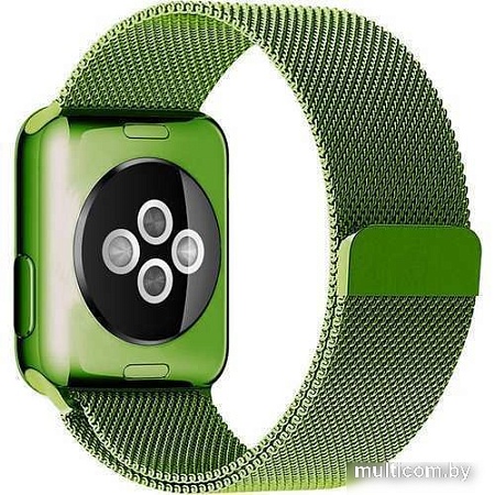 Браслет Rumi Milanese loop металлический для Apple Watch 38/40/41mm (зеленый)
