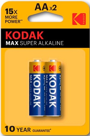 Батарейка Kodak МАХ LR6-2BL KAA-2 30952829-RU1