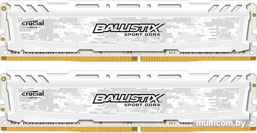 Оперативная память Crucial Ballistix Sport LT 2x16GB DDR4 PC4-19200 [BLS2C16G4D240FSC]