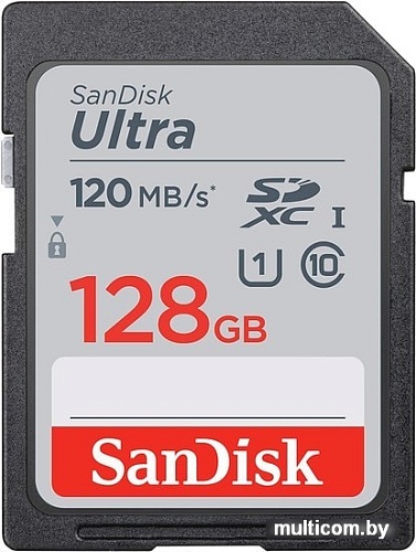 Карта памяти SanDisk Ultra SDXC SDSDUN4-128G-GN6IN 128GB