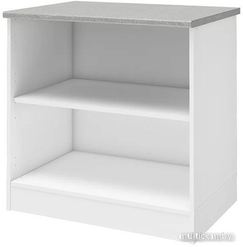 Шкаф напольный Stolline Уют 275.04МСТ (белый/белый)