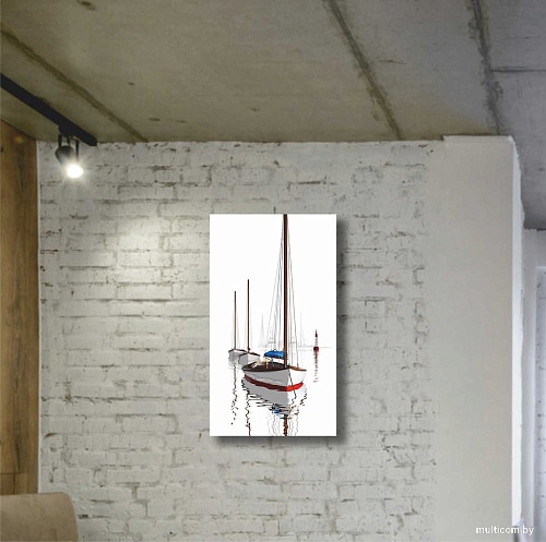 Картина Stamion Парусник (25x45см)