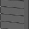 Комод Mio Tesoro Денвер 4 ящика (графит серый)
