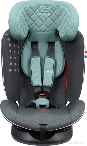 Детское автокресло Sweet Baby Crosstour 360 SPS Isofix 0-36 (серый/бирюзовый)