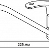 Смеситель LEX Salto M White RULE000151
