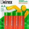 Аккумуляторы Mirex AA 2000mAh 4 шт HR6-20-E4