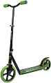 Самокат Novatrack Polis 230 Plasticnf 230PNF.POLIS.OR20 (черный/зеленый)