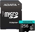 Карта памяти A-Data Premier Pro AUSDX256GUI3V30SA2-RA1 microSDXC 256GB (с адаптером)