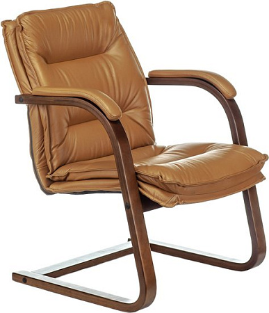 Кресло Бюрократ T-9927WALNUT-AV (горчичный)