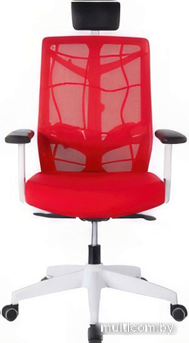 Кресло Chair Meister Nature II Slider 3D (белая крестовина, красный)