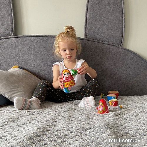 Развивающая игра Брестская Матрешка С букетом желтых гербер (набор 7 шт)