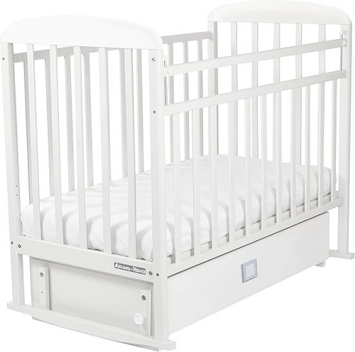 Классическая детская кроватка Indigo Милана 188001 (белый)