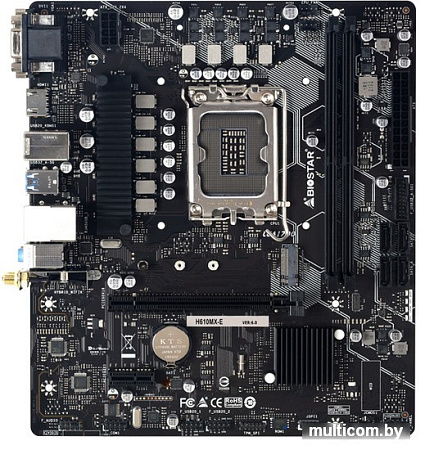 Материнская плата BIOSTAR H610MX-E Ver. 6.x