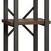 Стеллаж LoftyHome Лондейл 40 (коричневый/черный)