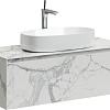Sancos Тумба под умывальник Stone ST120SV (керамогранит Statuario White)