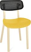 Стул Sheffilton SHT-S85 (черный/желтый/бежевый)