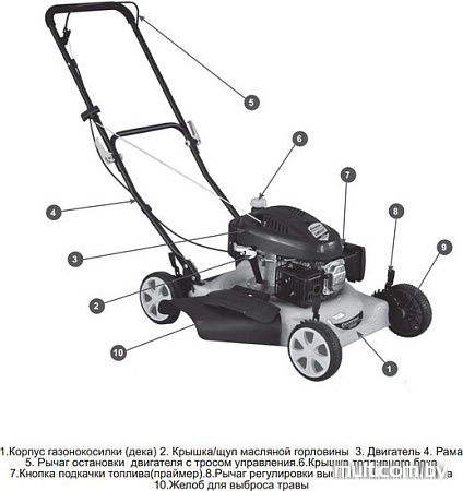 Колёсная газонокосилка Champion LM5127