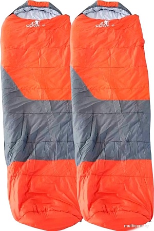 Спальный мешок Coyote Capitan ZC-SB102 (2 шт, оранжевый/серый)
