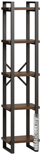 Стеллаж LoftyHome Лондейл 40 (коричневый/черный)