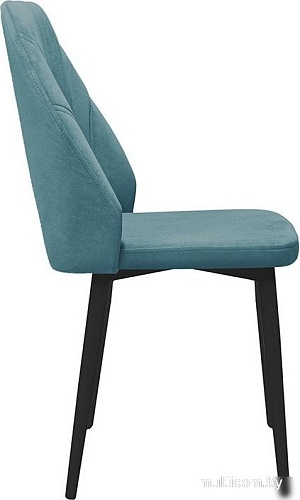 Стул Трия Капри конус Т2 исп.2 (черный муар/велюр бирюзовый)