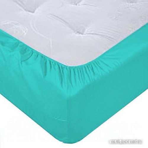 Постельное белье Luxsonia Поплин на резинке 180x200 Мр0040-13 (тиффани)