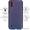 Чехол VOLARE ROSSO Taura для Samsung Galaxy A01 (синий)