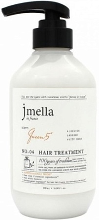 Маска Jmella In France Queen 5 Hair Treatment альдегид, жасмин, белый мускус 500 мл