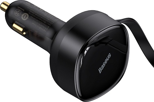 Автомобильное зарядное Baseus Enjoyment Pro 2-in-1 Car Charger C+L 60W C00057802111-02