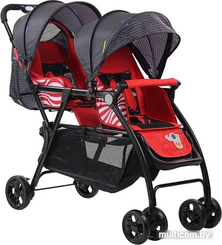 Коляска прогулочная «книга» Farfello Vivid Plus VP-705 (красный)