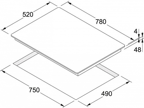 Варочная панель Franke FH 774 2I 1 FLEXI T PWL Glass Black
