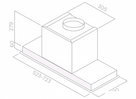 Кухонная вытяжка Elica HIDDEN IXGL/A/60
