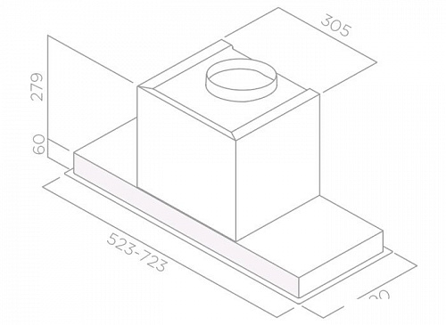 Кухонная вытяжка Elica HIDDEN IXGL/A/60