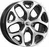 Литые диски K&K КС869 16x6.5&quot; 4x100мм DIA 60.1мм ET 43мм Алмаз черный