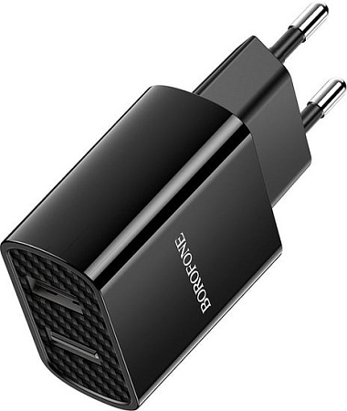 Сетевое зарядное Borofone BA53A (черный)